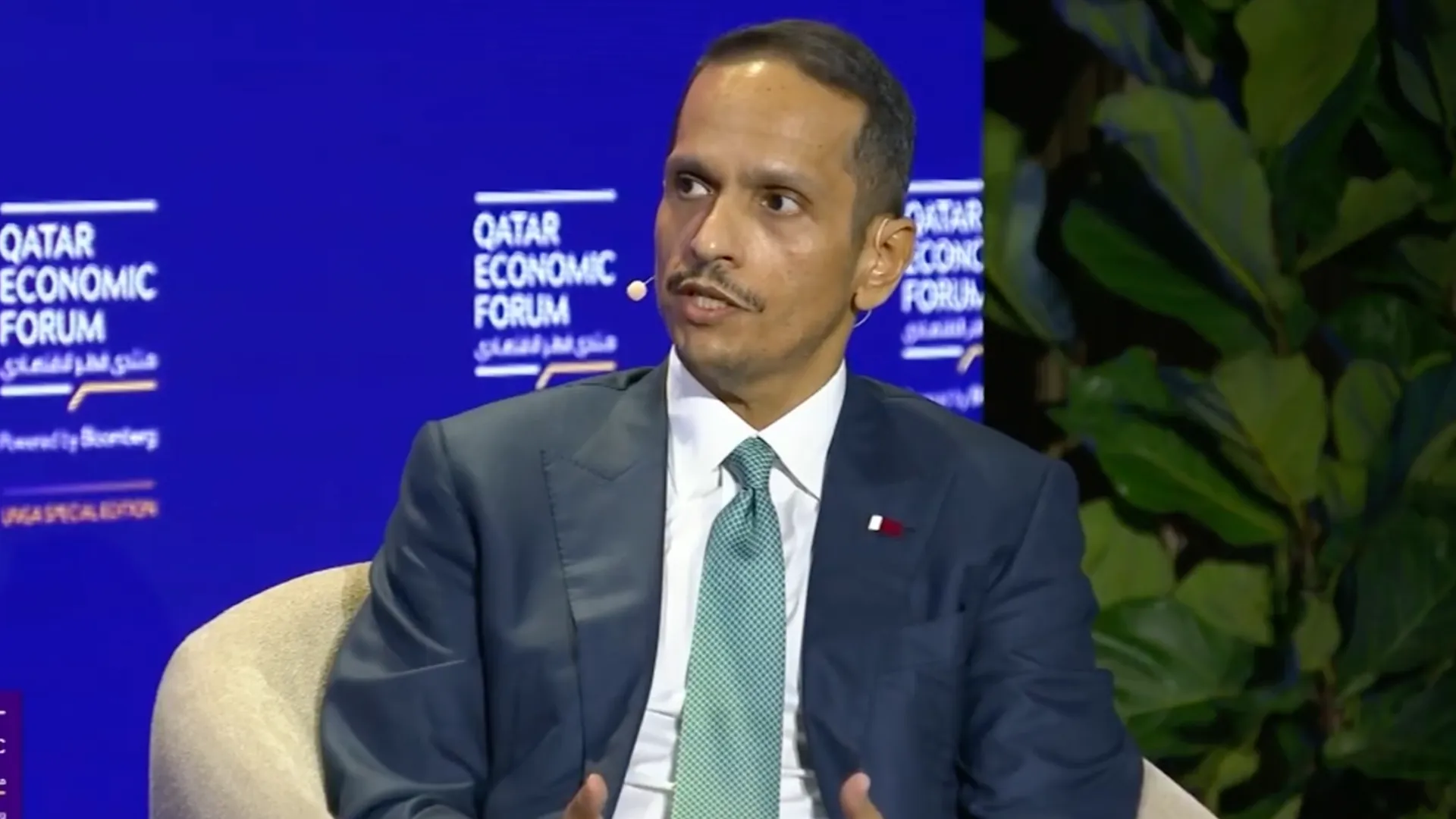 رئيس وزراء قطر يحث على وضع إطار أمني خليجي مع إيران